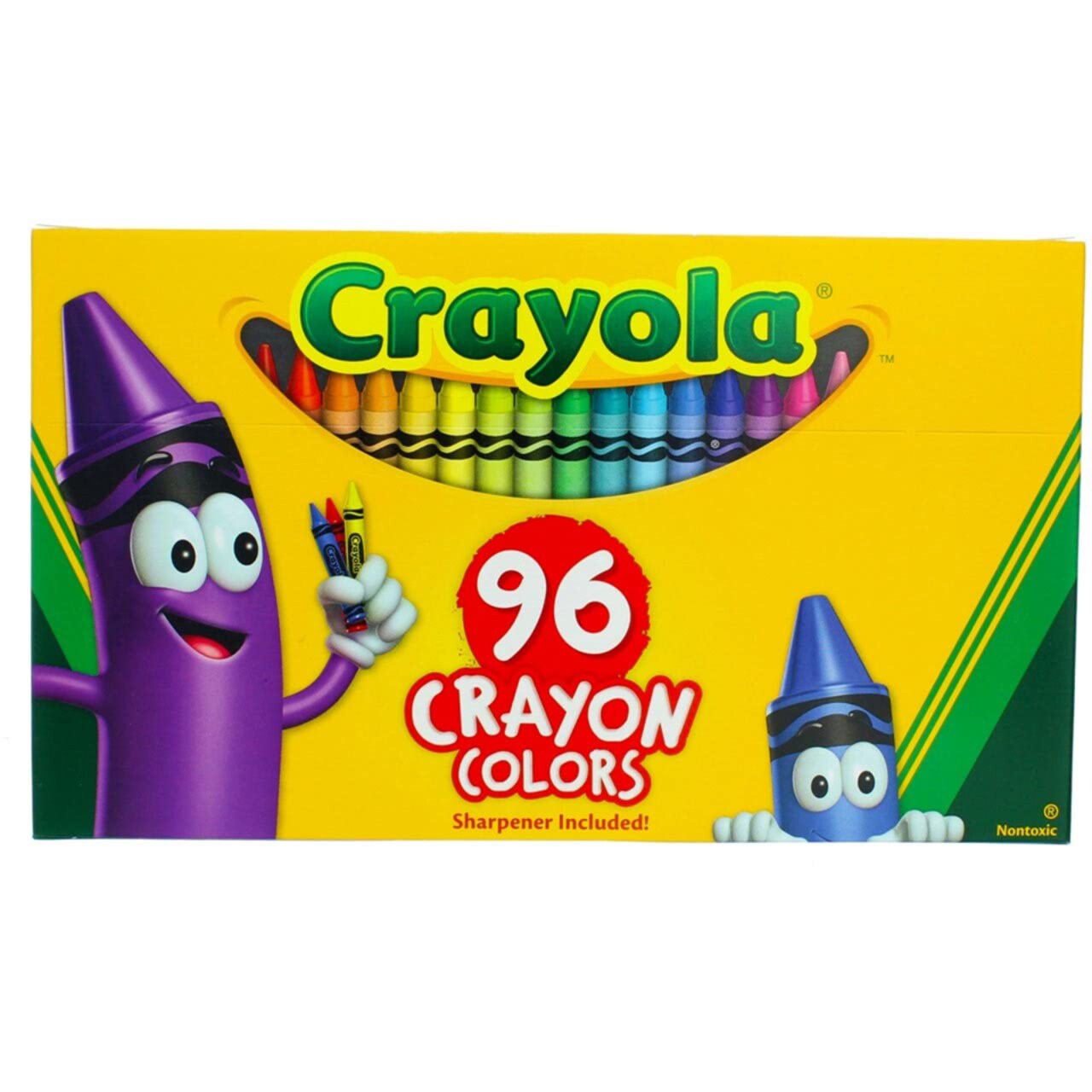 Crayola Regular Size Crayons – Assorted Colors (8, 24, 64, 96 Count Options)